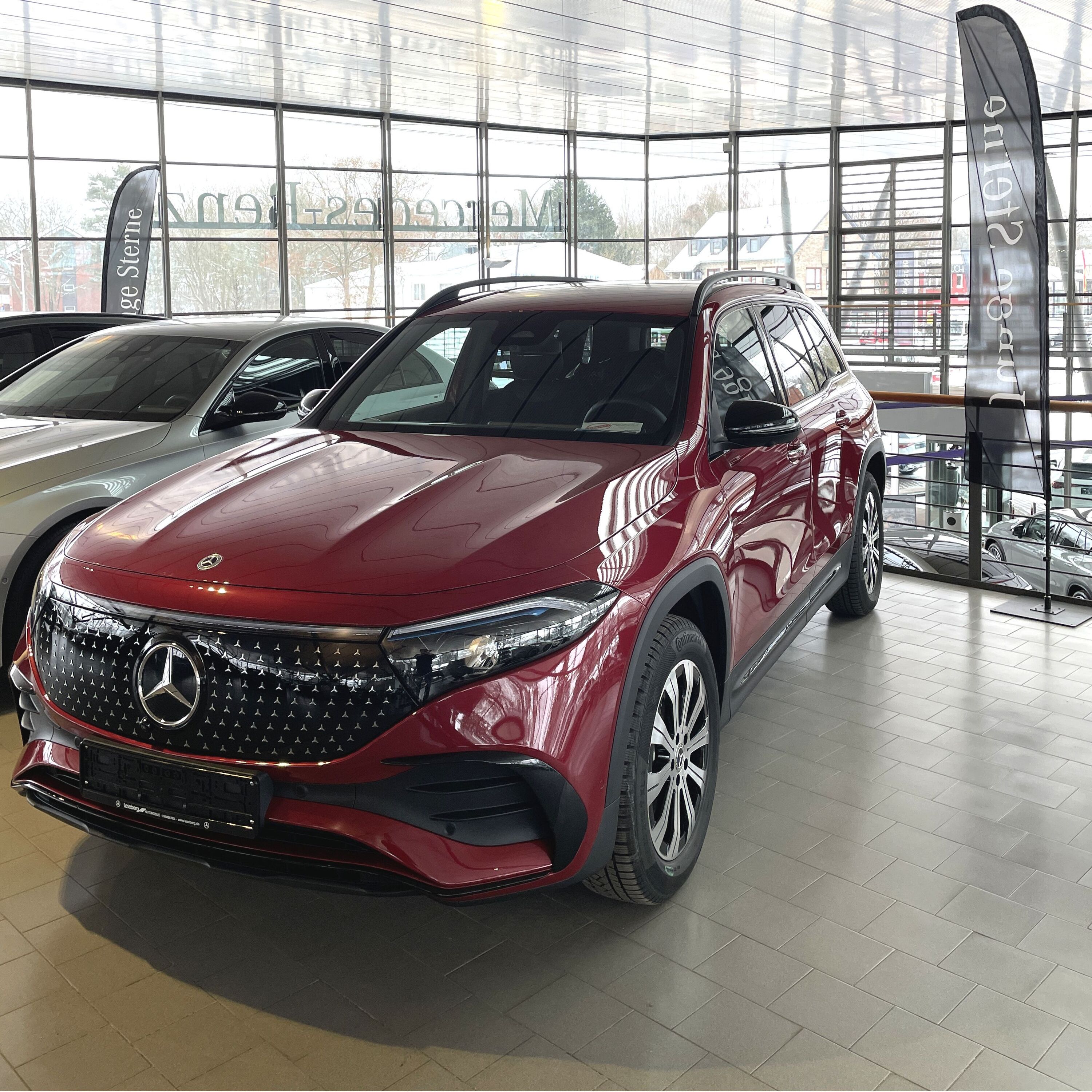 ein roter junger Stern kurz vorm Abholen